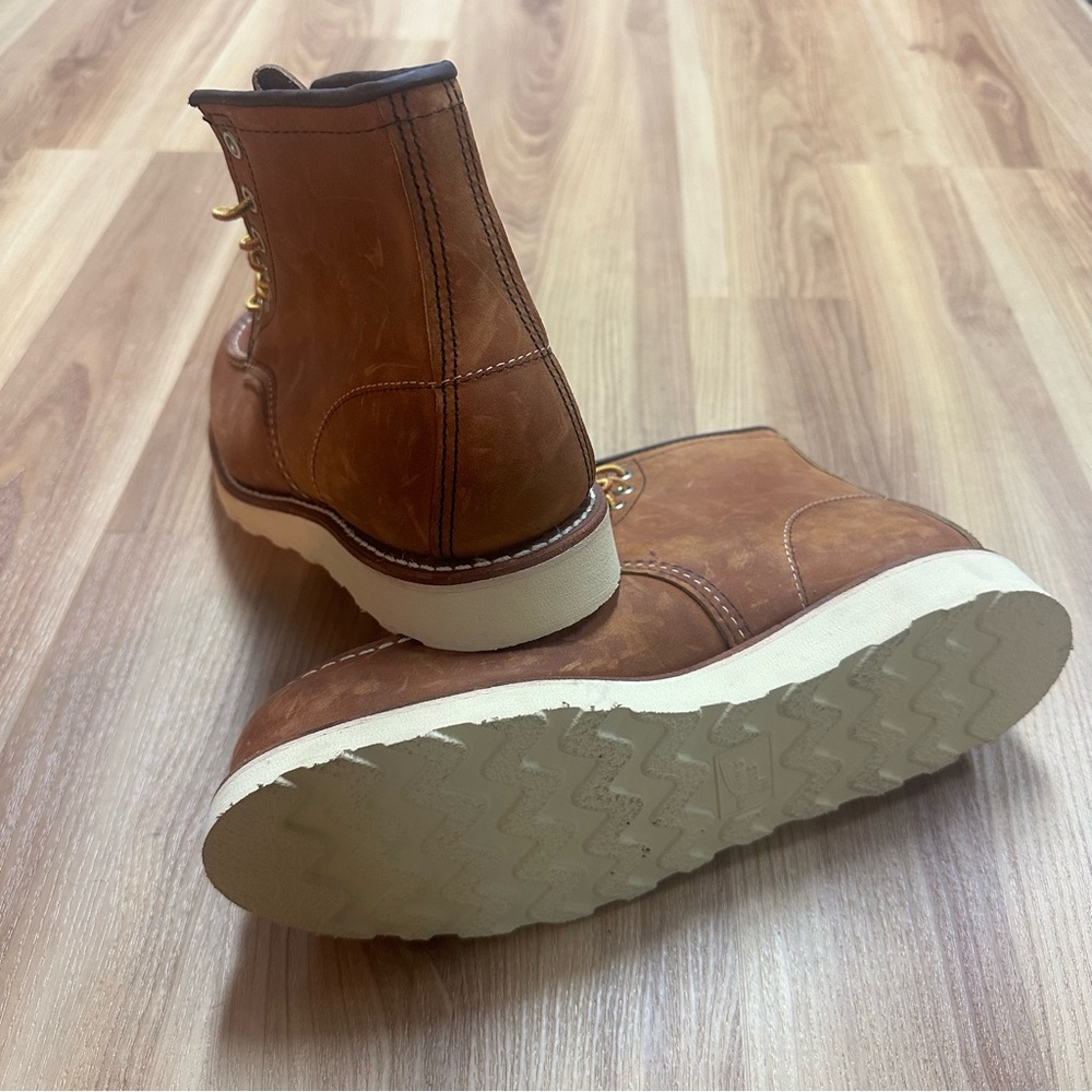 6 Inch Classic MOC toe Size 9 Men Brown - Picture 4 of 4